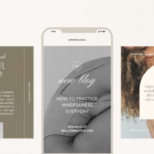 Instagram Post and Instagram Template Mockup