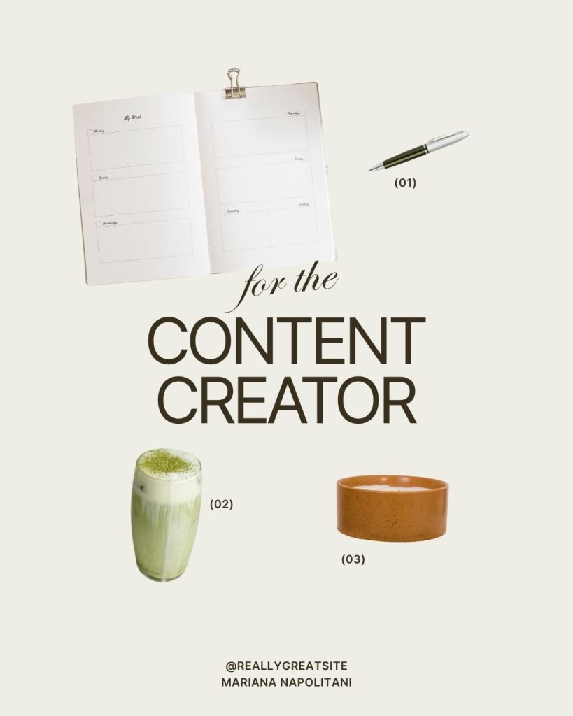 Highlight creator essentials with this neutral minimalist Canva template—clean, modern, and aesthetic.