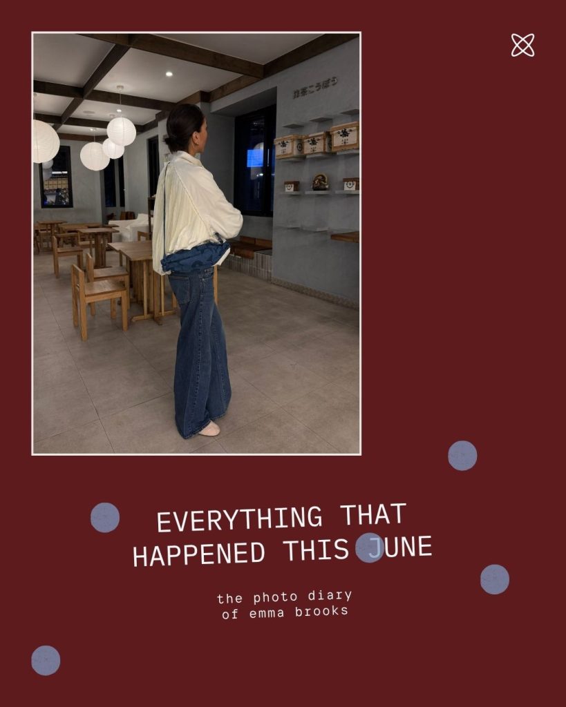 Burgundy Minimalist Photo Diary Carousel Instagram Post