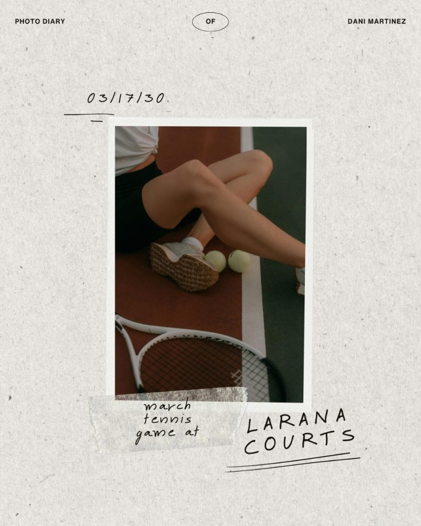 Beige Minimalist Vintage Chic Sports Schedule Carousel Instagram Post