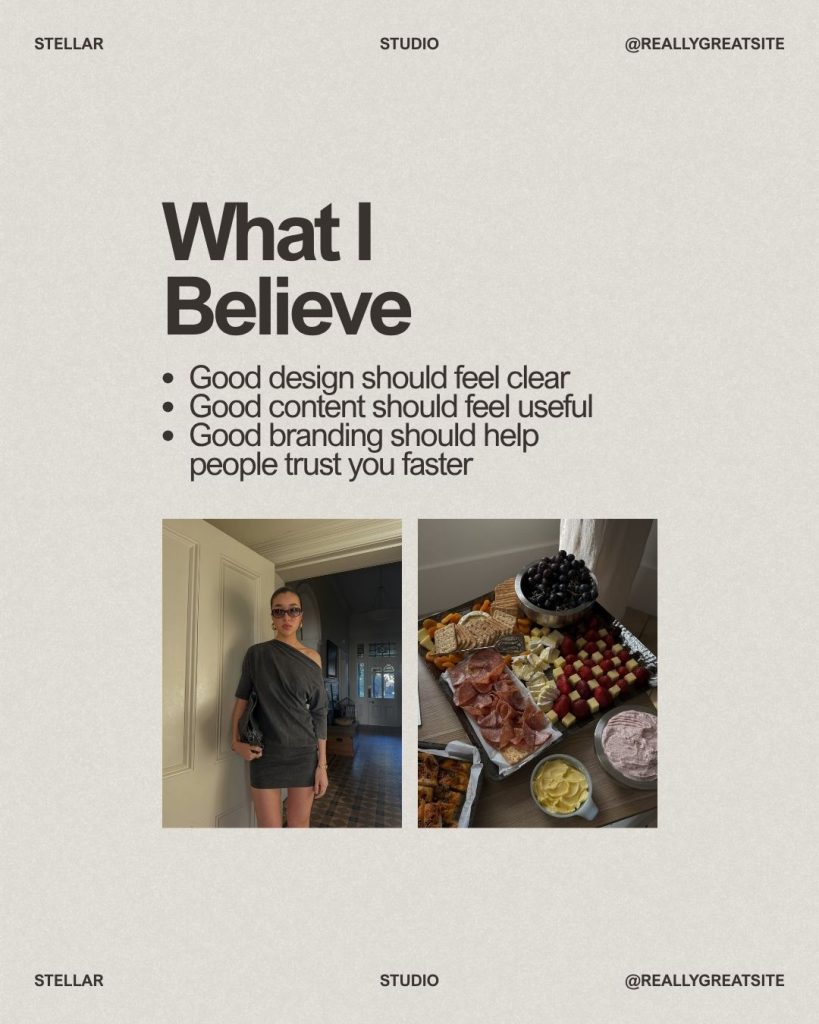 Yellow Modern Founder Introduction Carousel Instagram Post