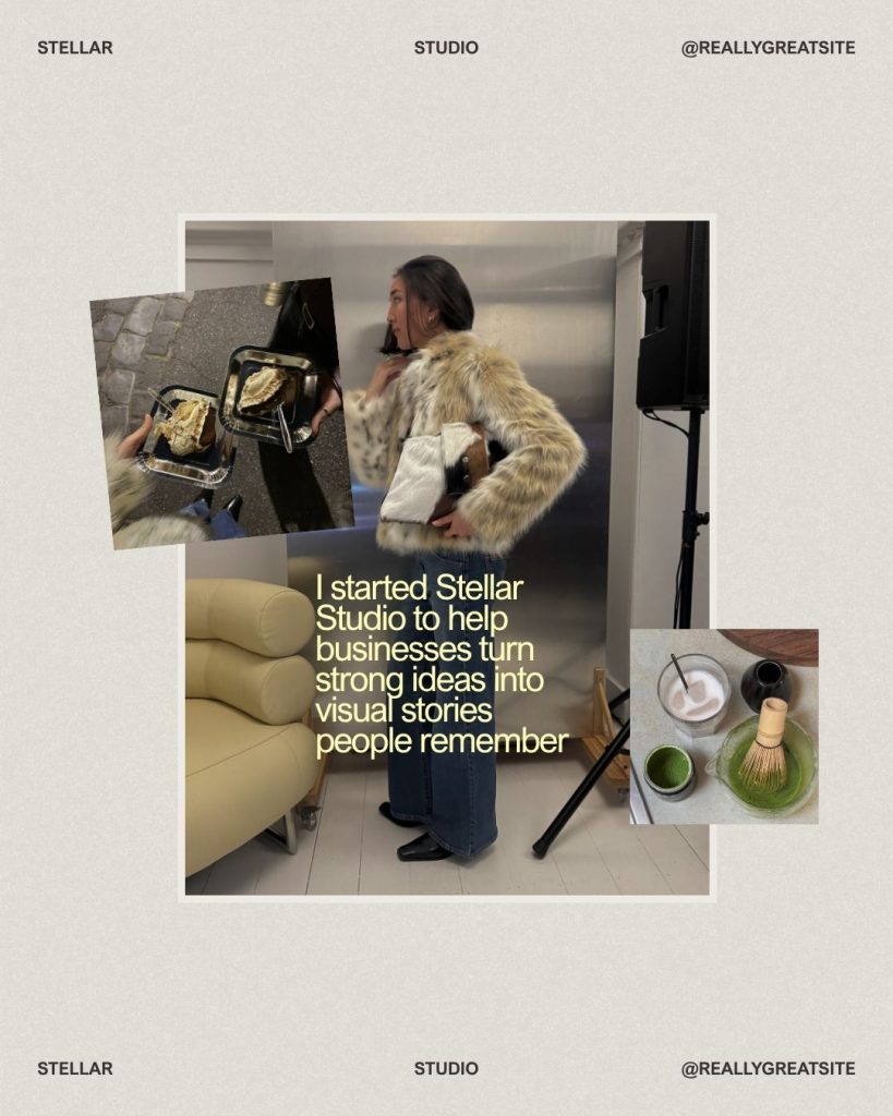 Yellow Modern Founder Introduction Carousel Instagram Post