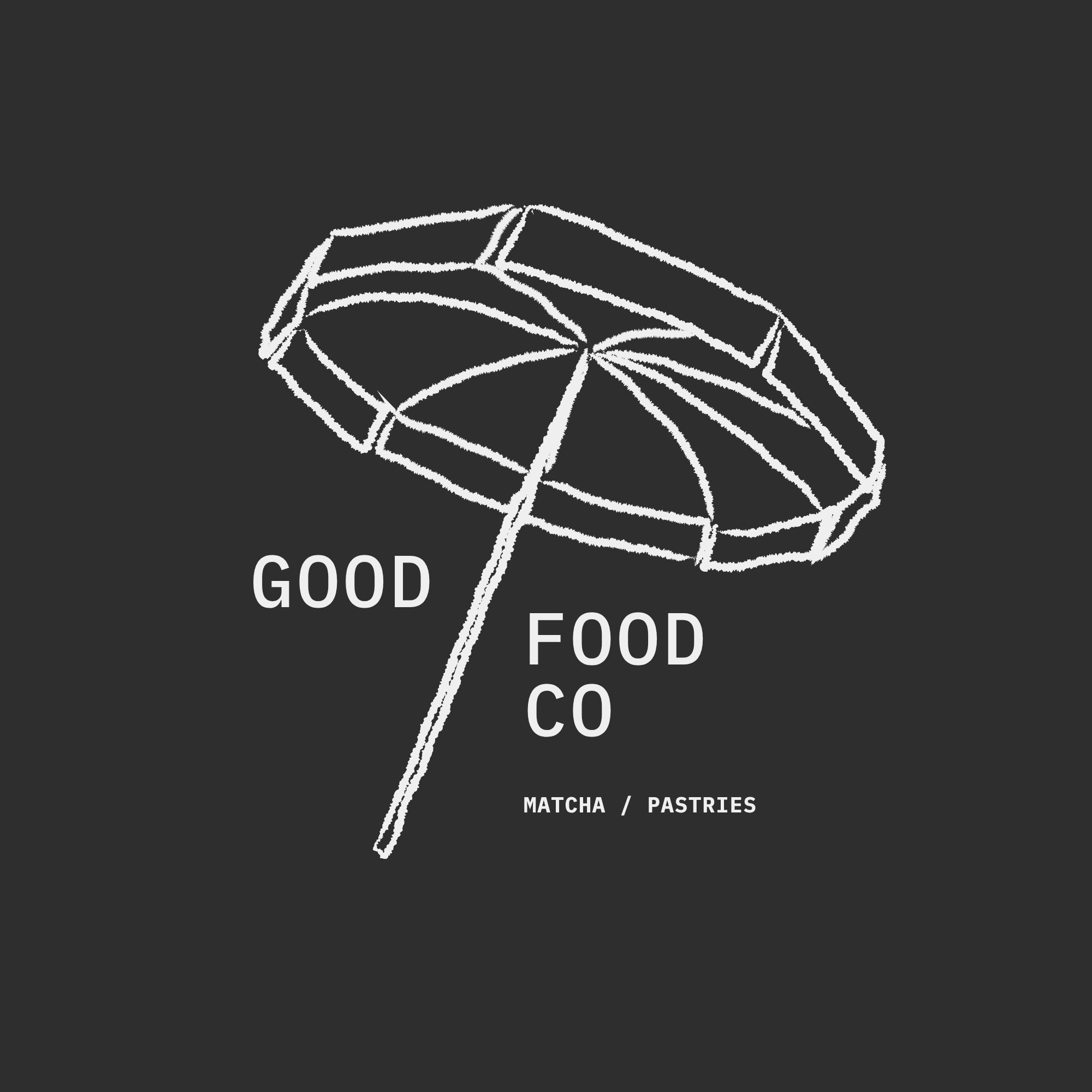 Pink Green Illustrated Food Logo