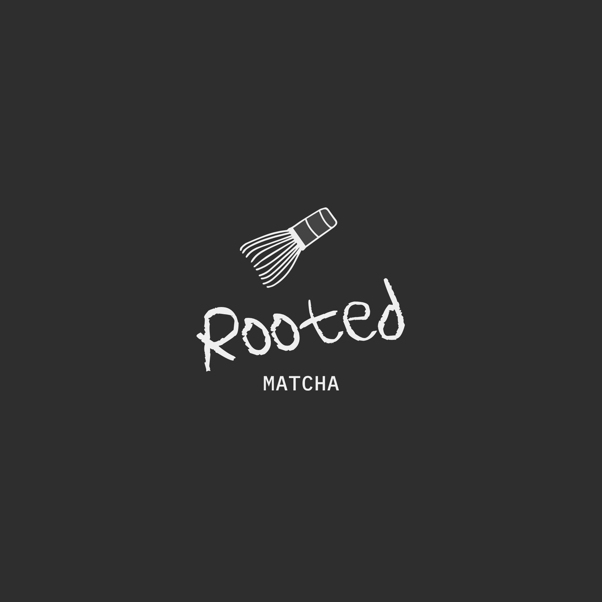 Pink and Green Minimalist Matcha Logo
