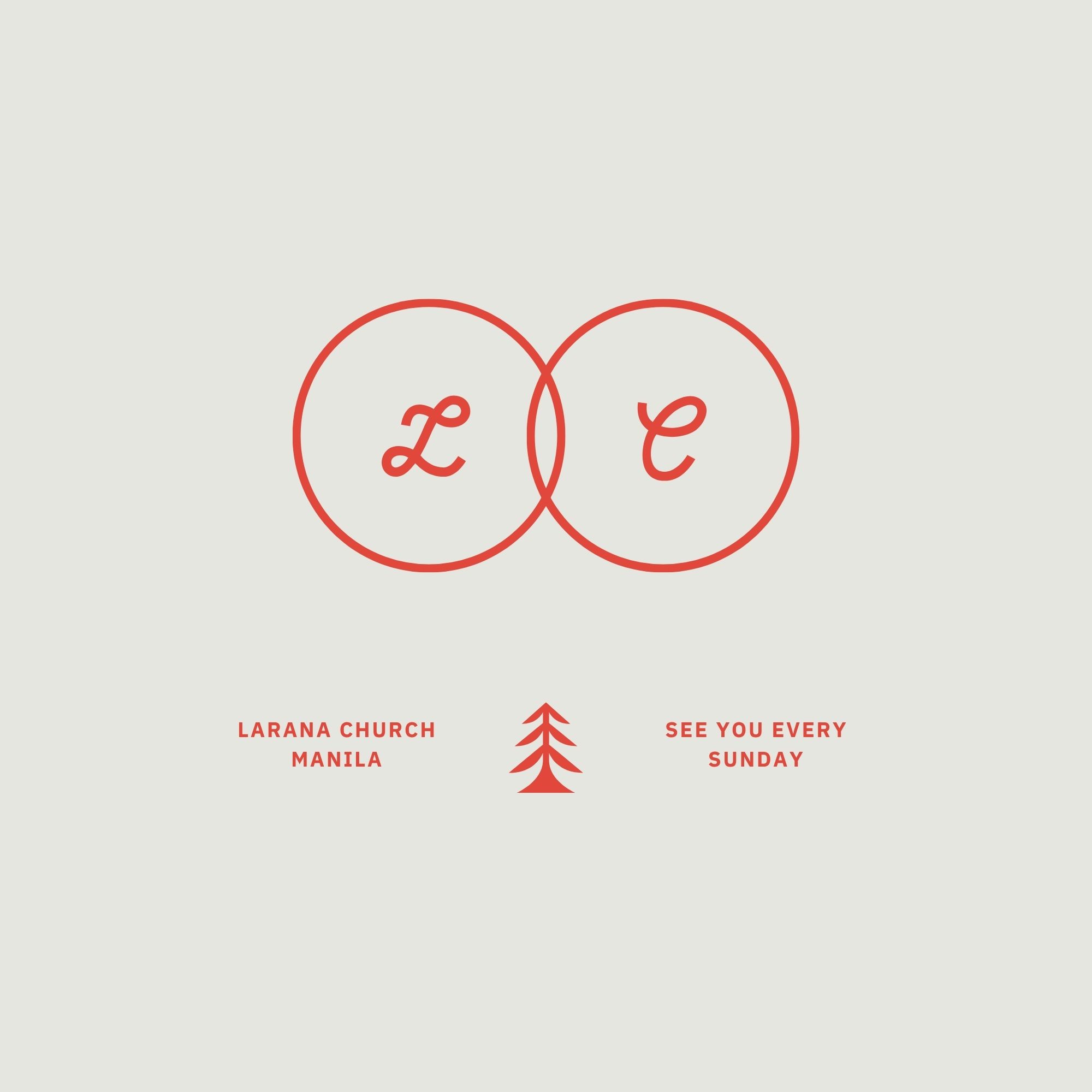Red Minimalist Church Logo
