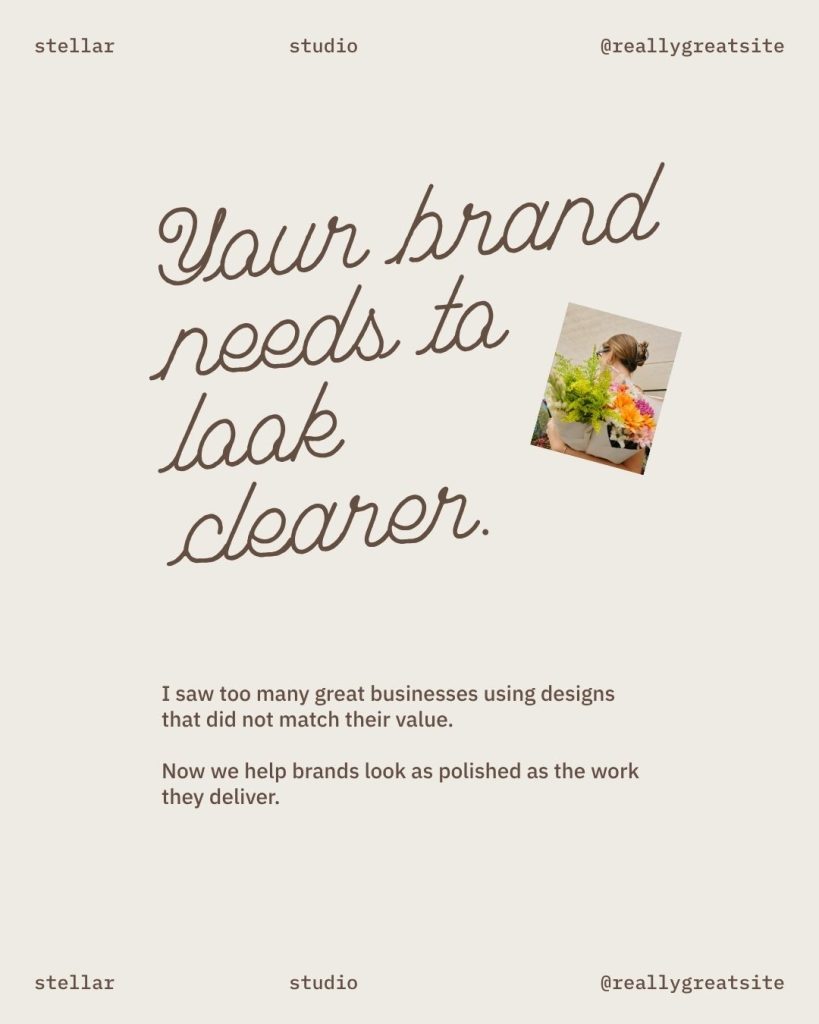 Cream Modern Meet the Founder Instagram Post