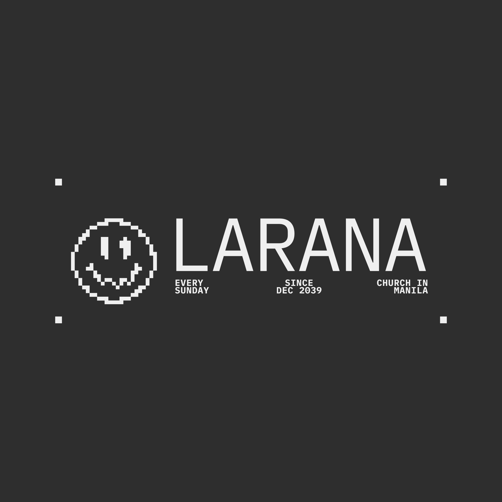 Gray Simple Retro Church Ministry Logo