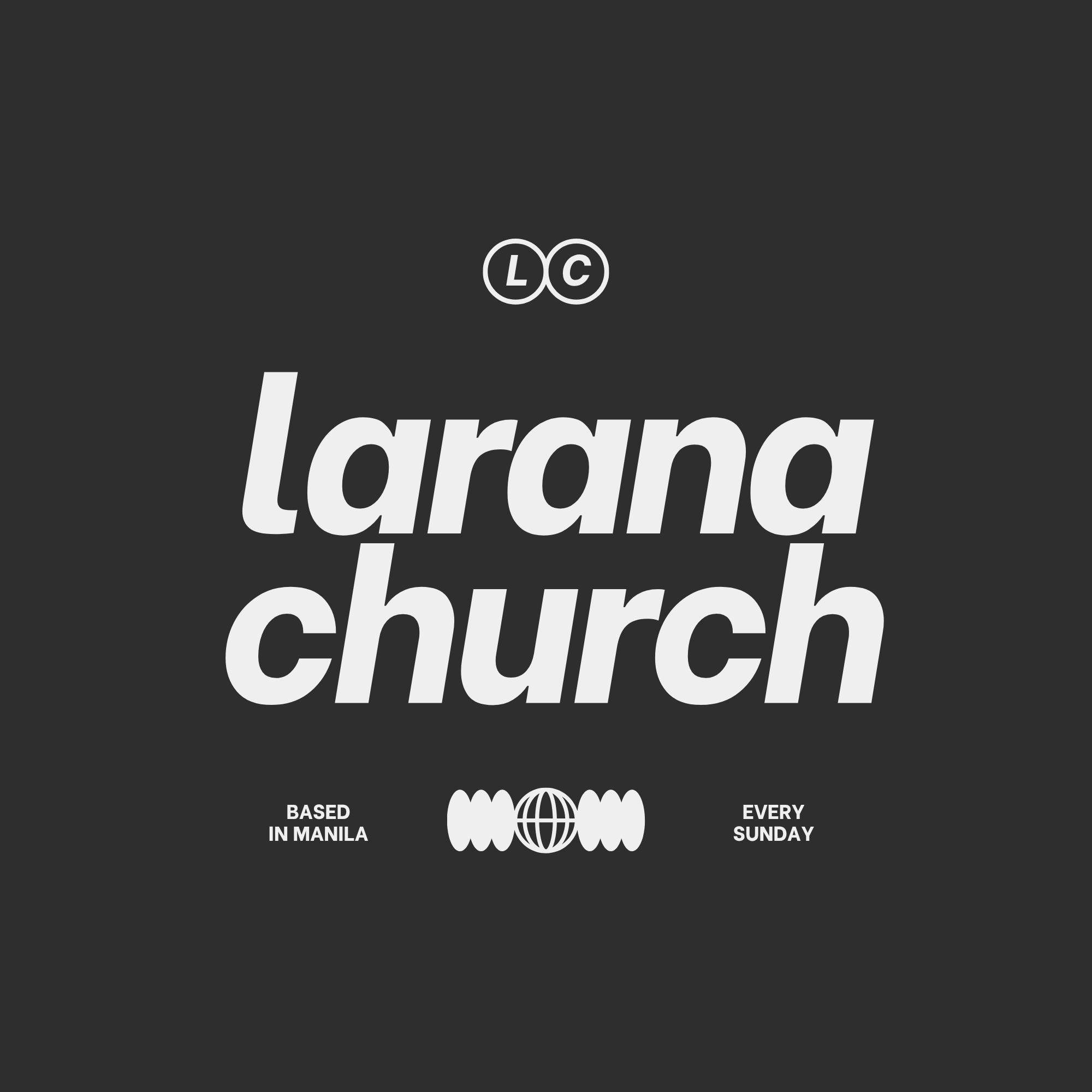 Blue Bold Modern Church Branding Logo