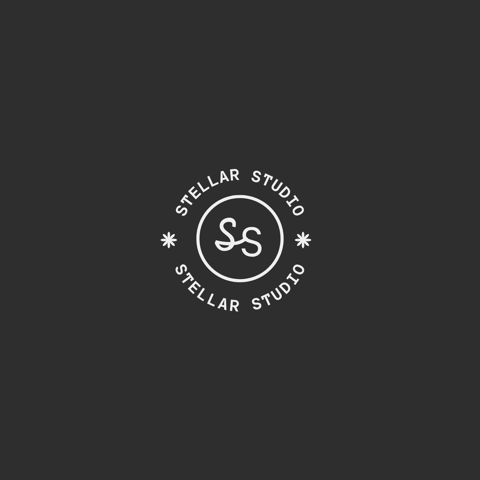 Brown Minimalist Typographic Studio Logo