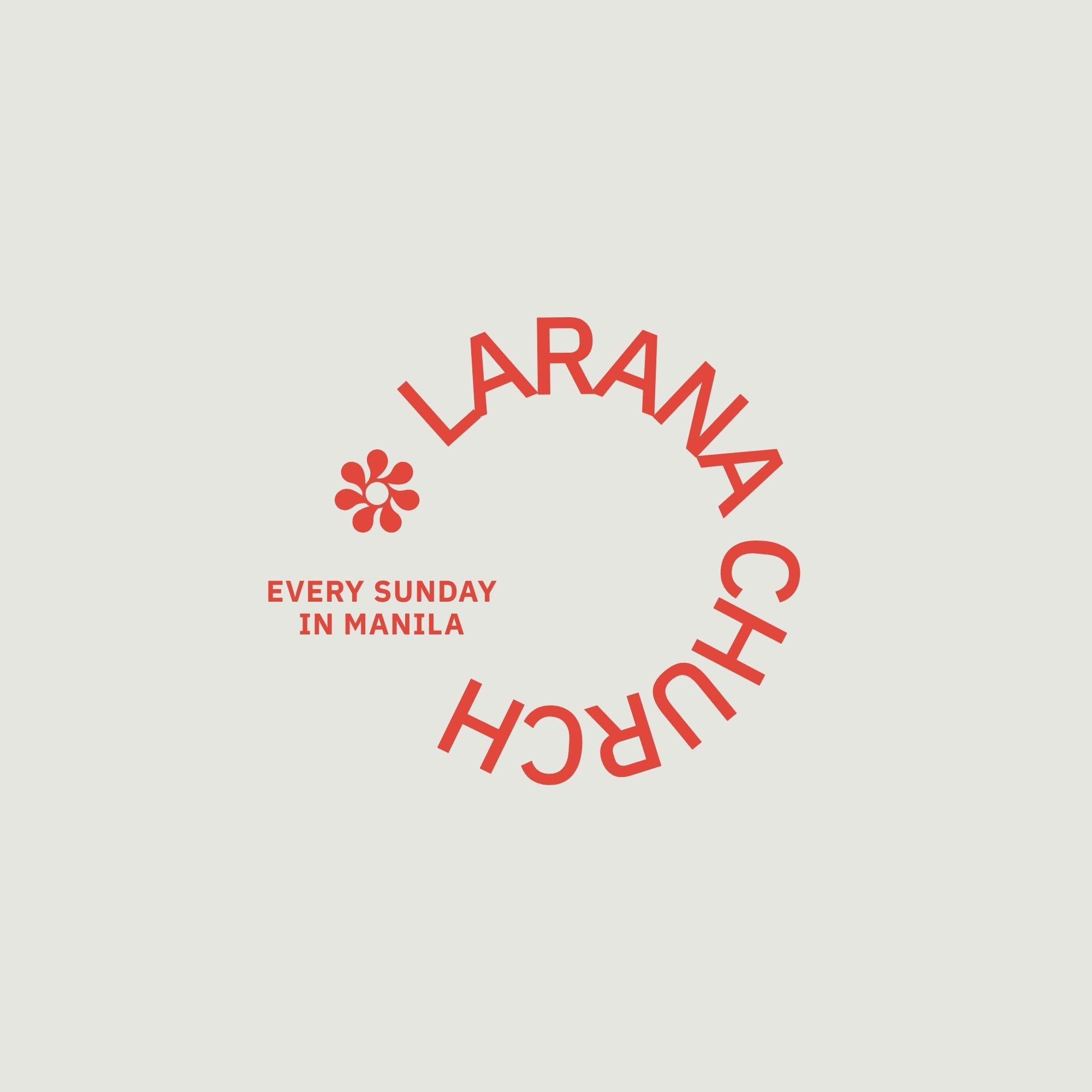 Red Retro Playful Church Ministry Logo