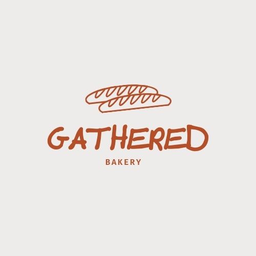 Orange Illustrated Bakery Logo
