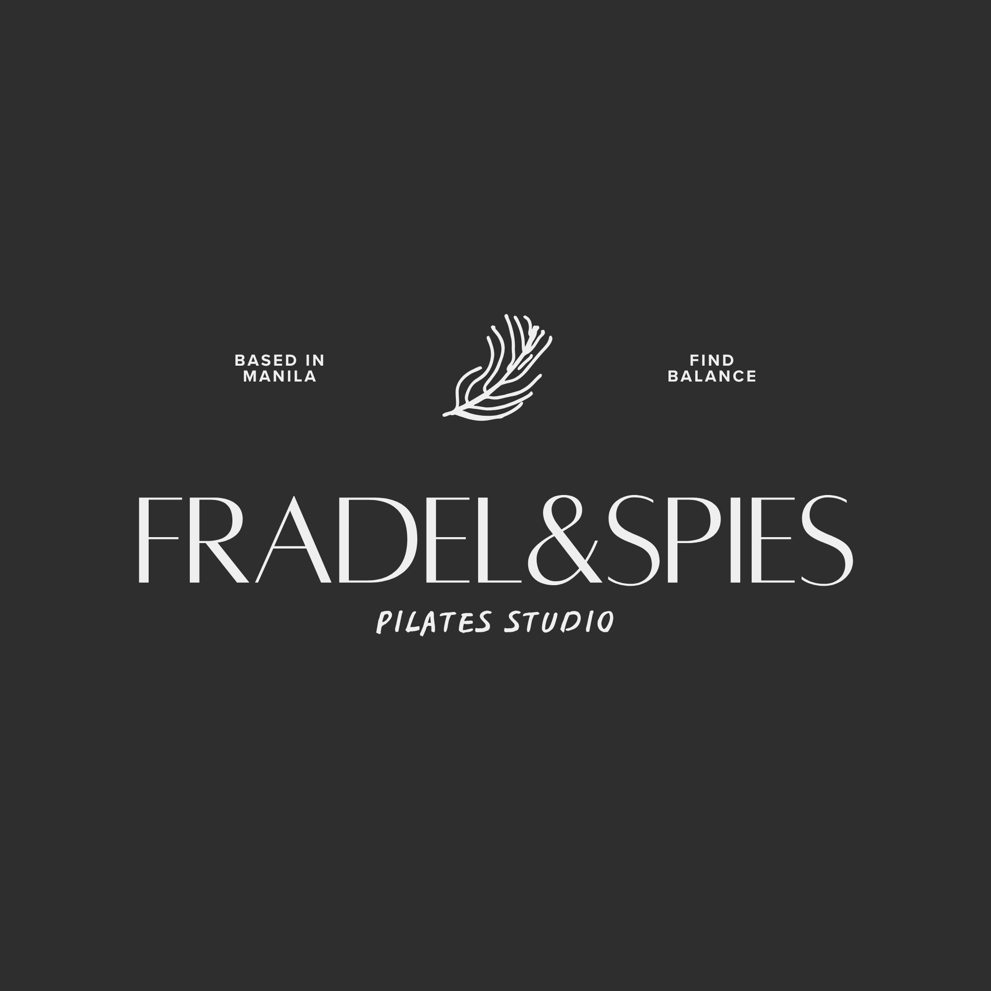 Beige Elegant Pilates Studio Logo