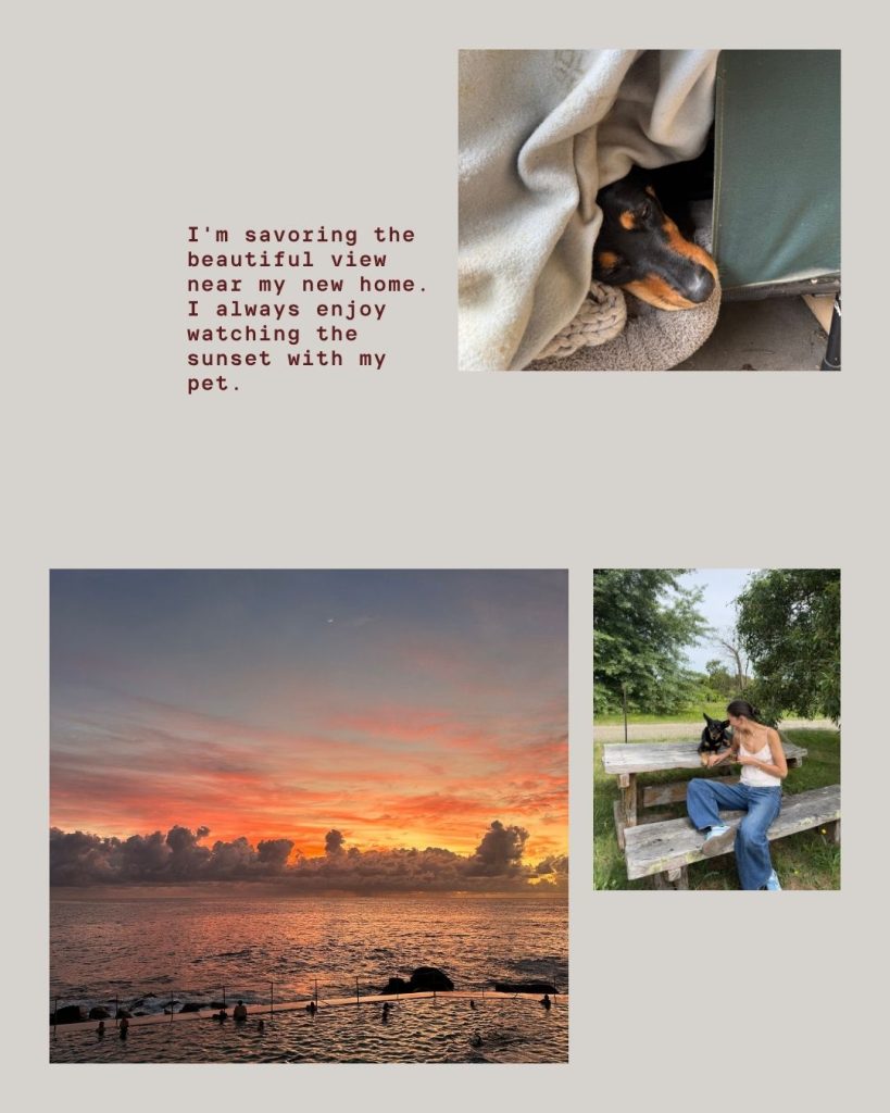 Burgundy Minimalist Photo Diary Carousel Instagram Post