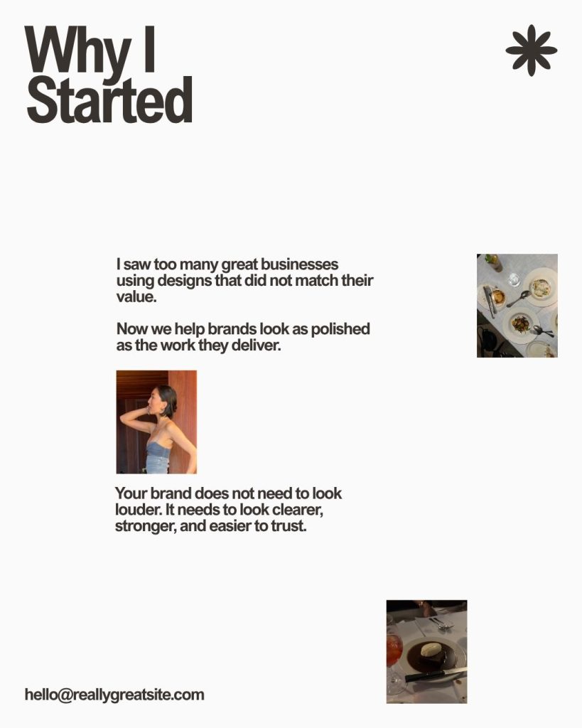 Neutral Modern Meet the Founder Instagram Post