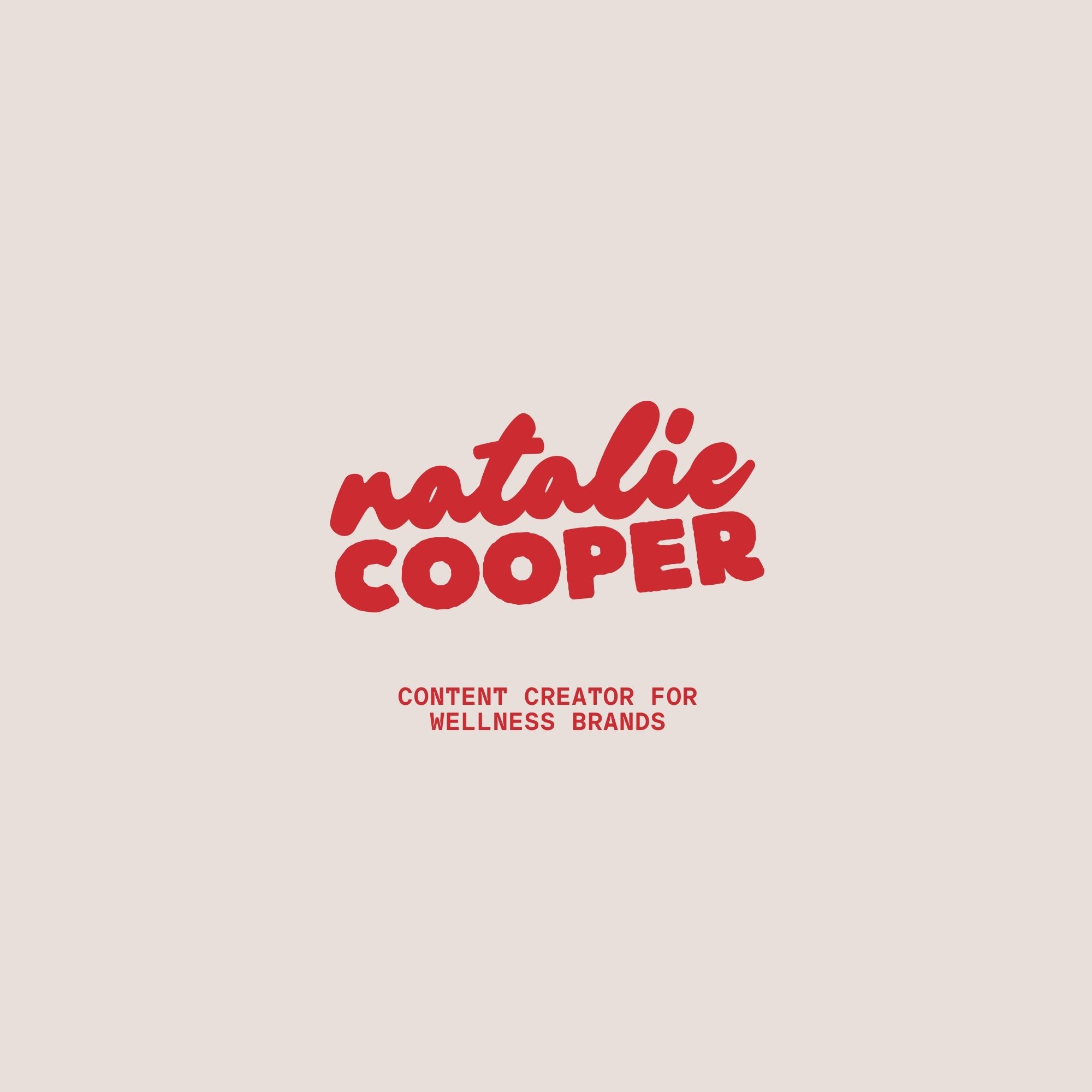 Red Bold Playful Content Creator Logo