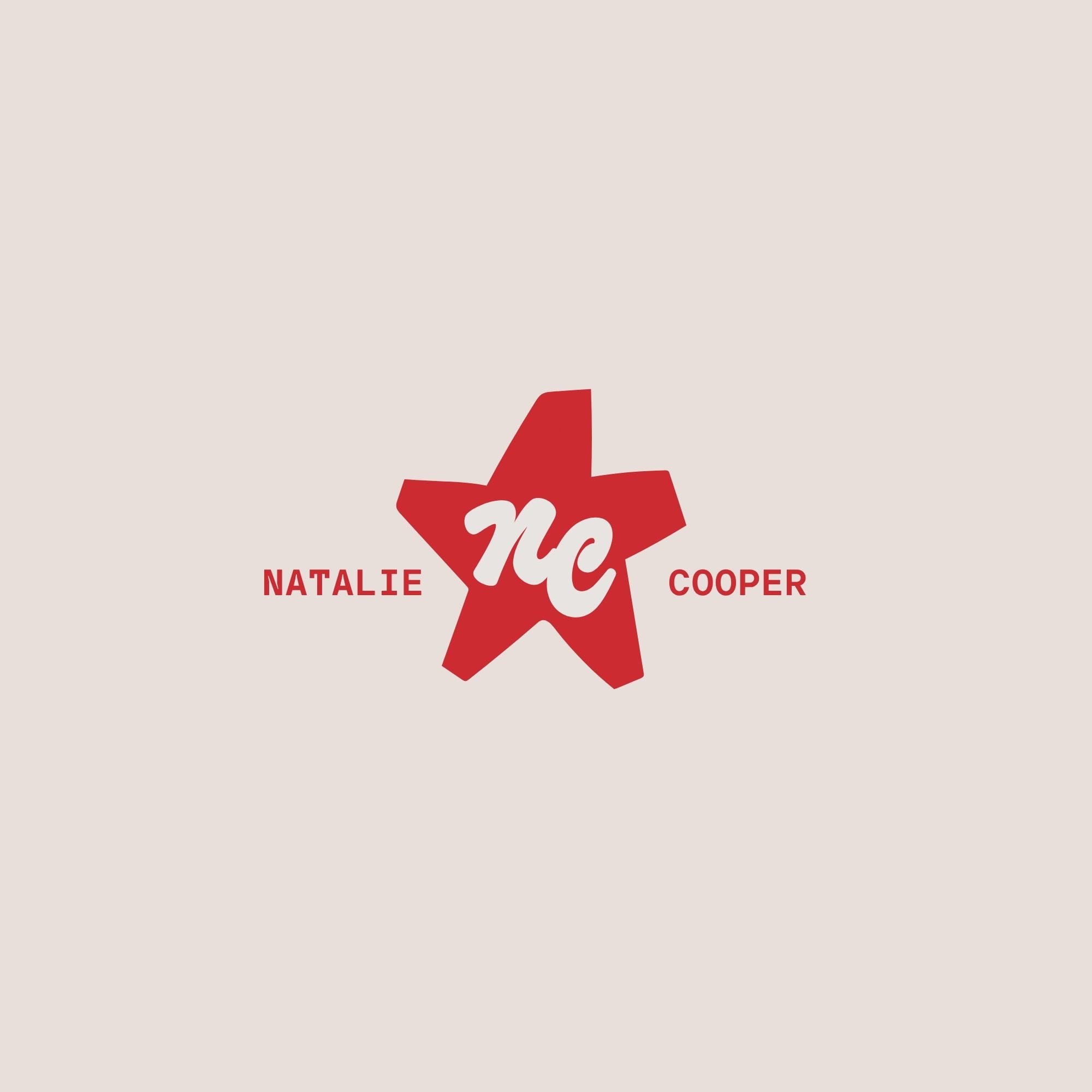 Red Bold Playful Personal Logo