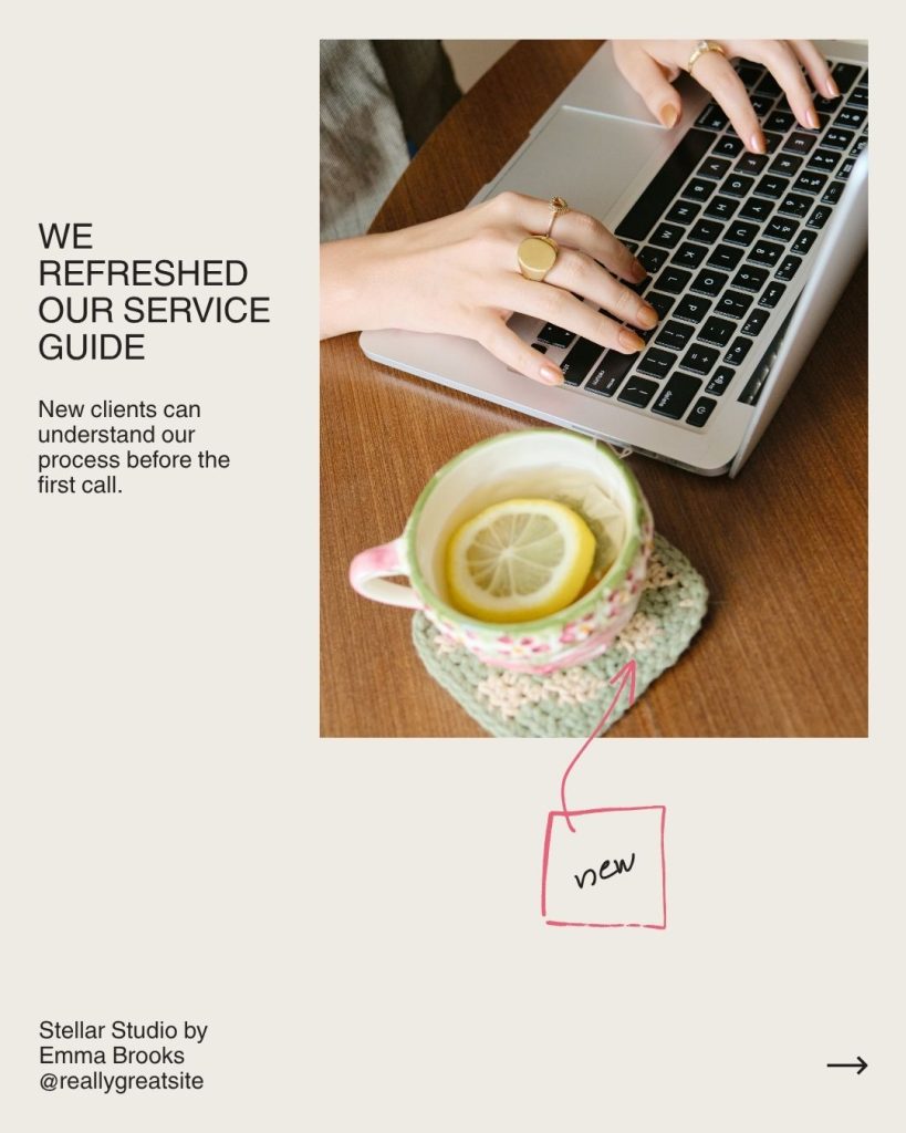 Beige Minimalist Founder Monthly Recap Instagram Post