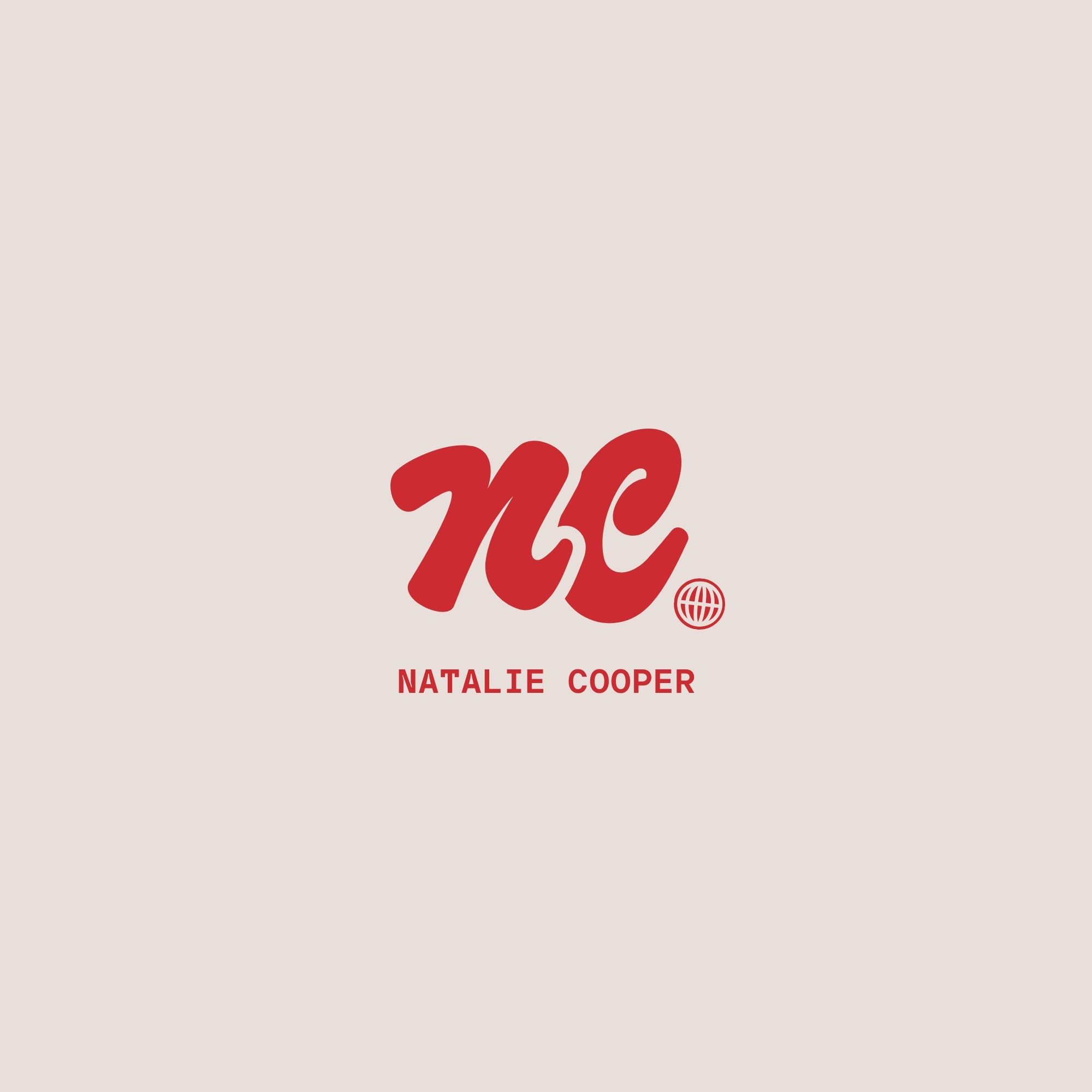 Red Modern Minimalist Personal Logo