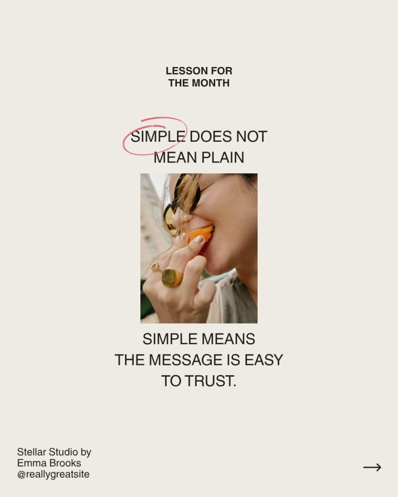 Beige Minimalist Founder Monthly Recap Instagram Post