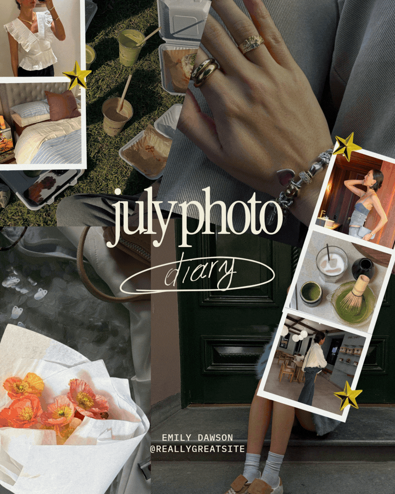 Neutral Scrapbook May Photo Diary Carousel Instagram Post